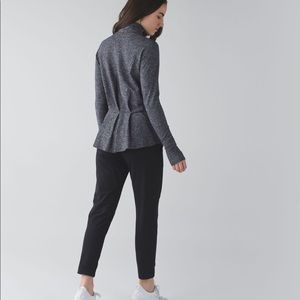 Warm your core long sleeve peplum top size 8